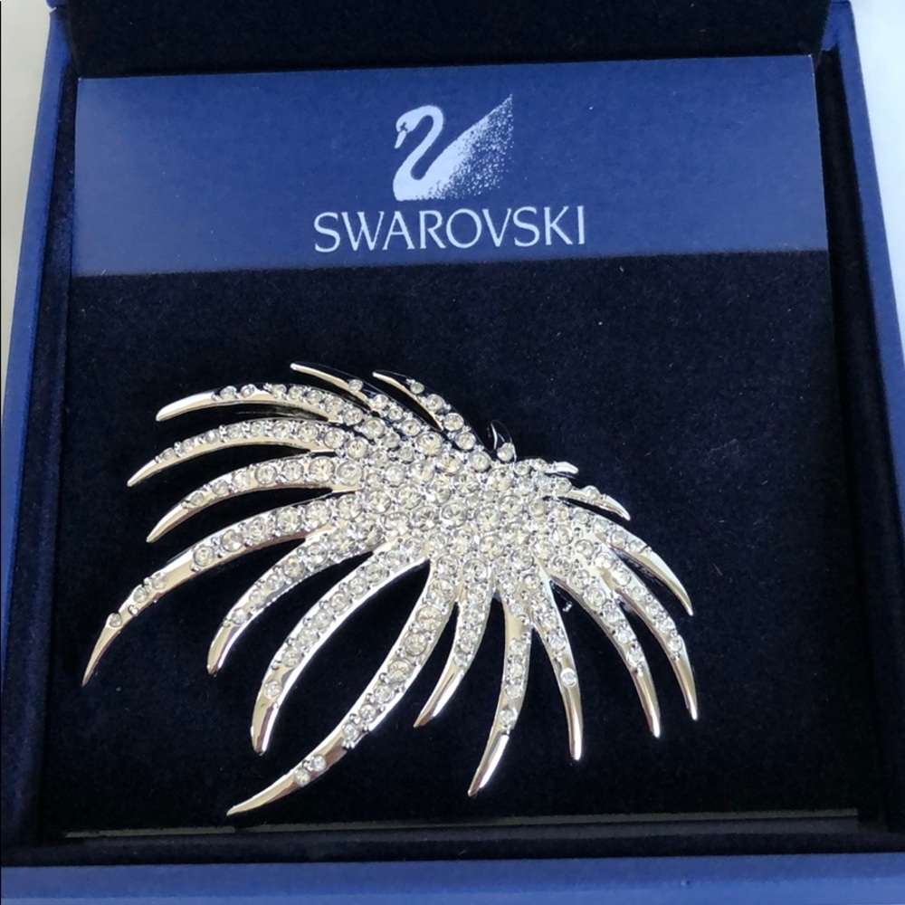 Swarovski fireworks fancy brooch